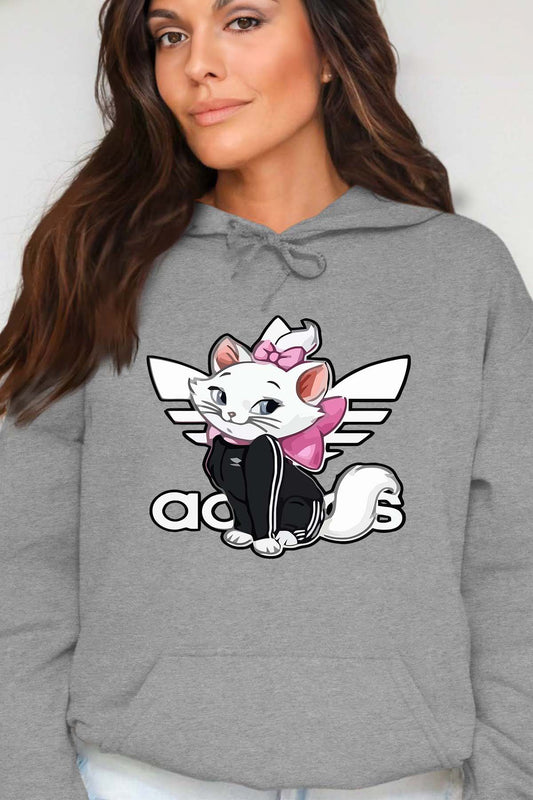 COULEUR:Gris|Sweat Capuche Femme | marie  adidas Gris