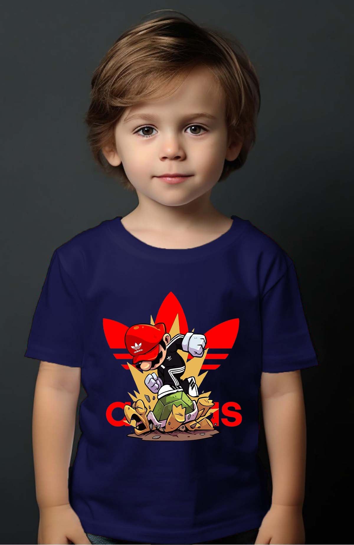 COULEUR:Marine|T-shirt Garçon | mario adid Marine