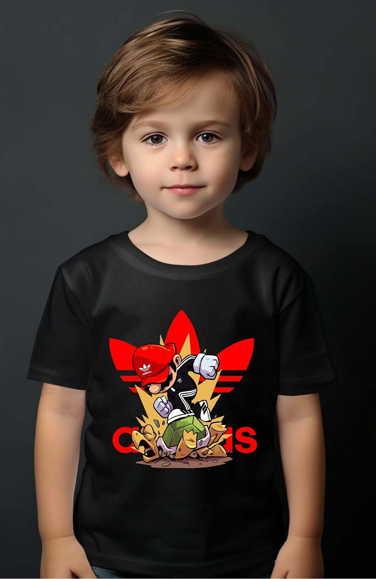 COULEUR:Noir|T-shirt Garçon | mario adid Noir