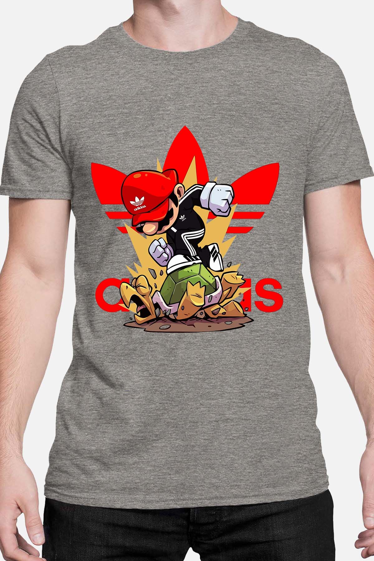 COULEUR:Gris|T-shirt Homme | mario adid Gris