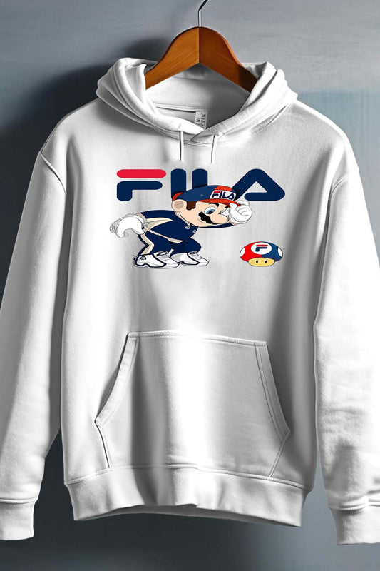 COULEUR:Blanc|Sweat Capuche Homme | mario fila Blanc