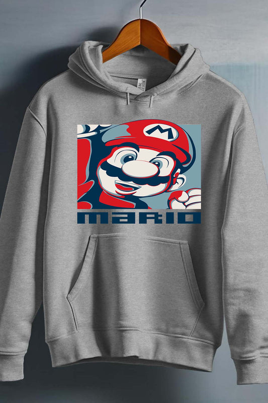 COULEUR:Gris|Sweat Capuche Homme | mario vintage Gris