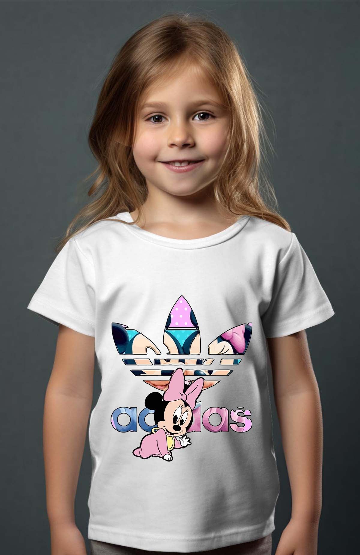 COULEUR:Blanc|T-shirt Fille | minnie bébé Blanc