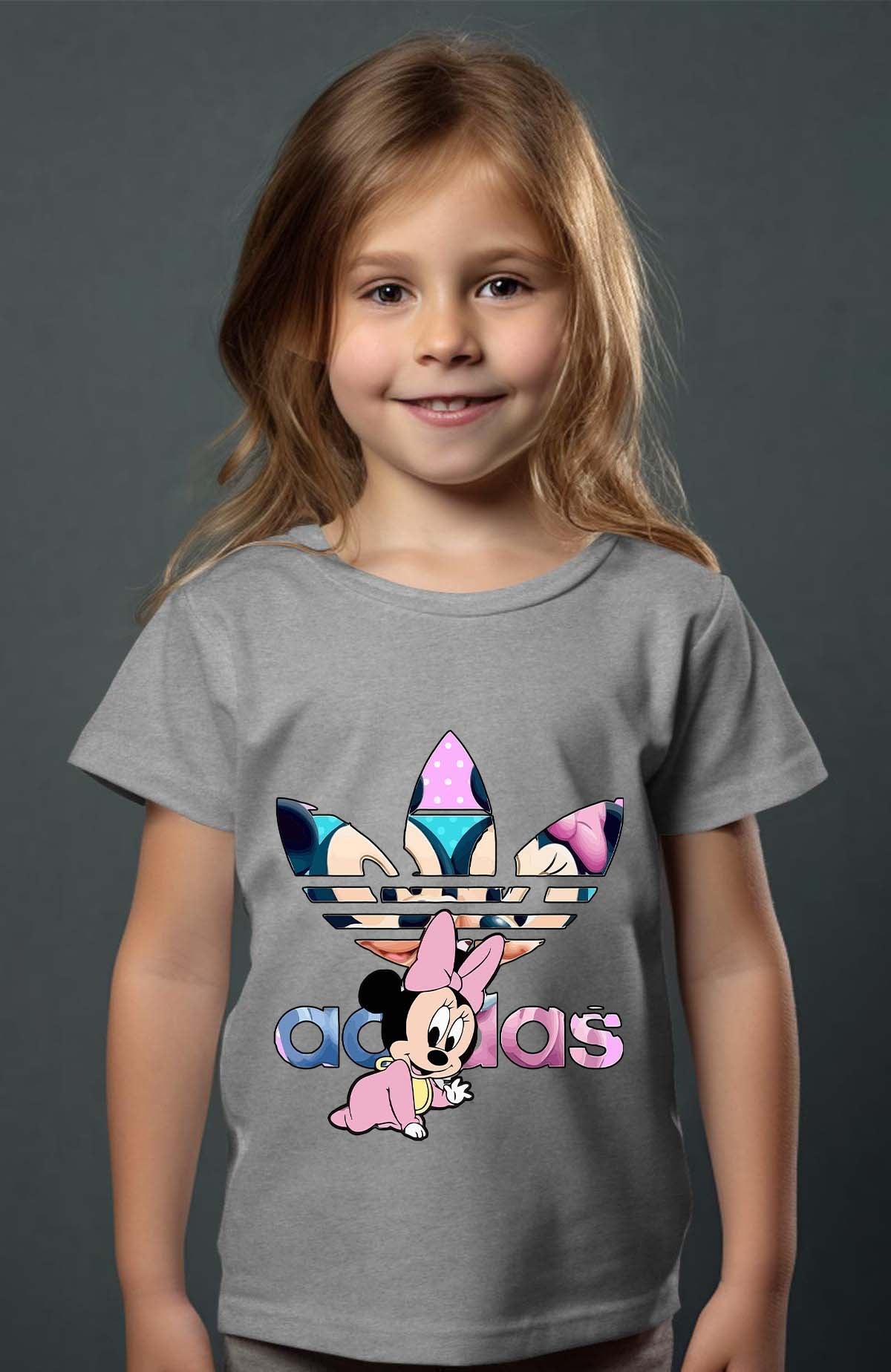 COULEUR:Gris|T-shirt Fille | minnie bébé Gris