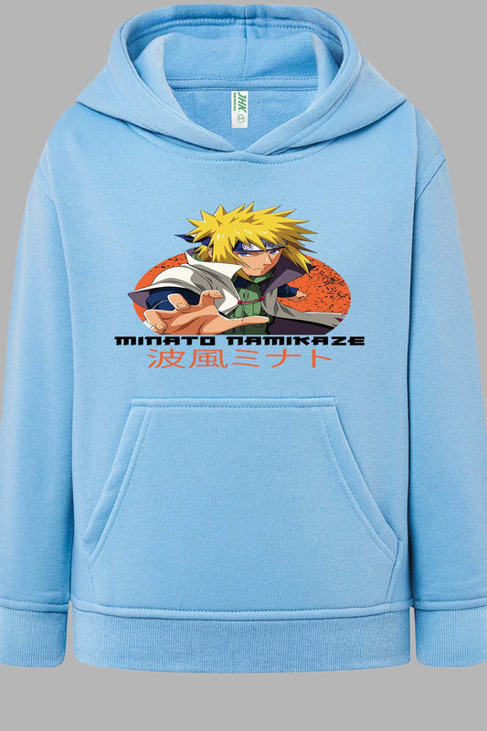 COULEUR:Bleu Ciel|Sweat Capuche Garçon | model naruto Bleu Ciel