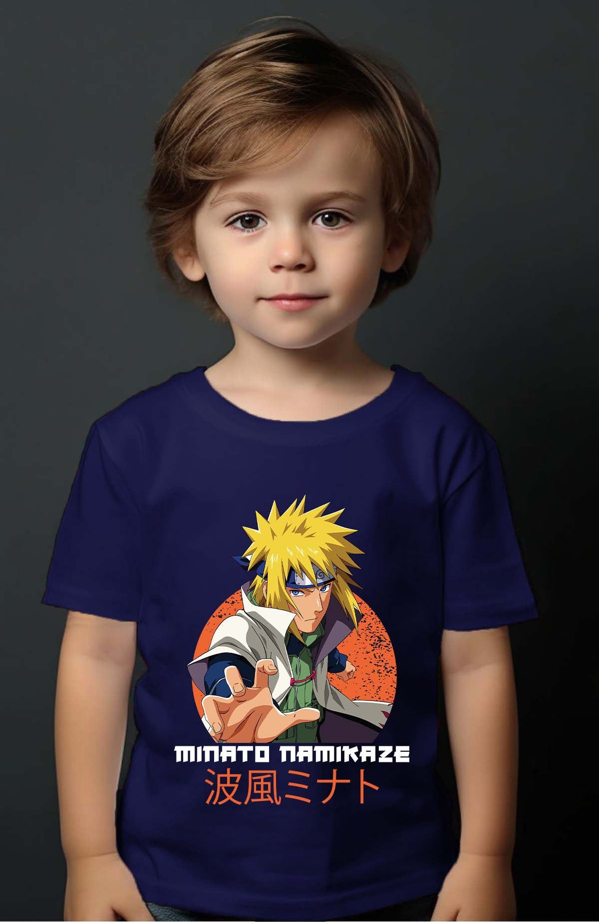 COULEUR:Marine|T-shirt Garçon | model naruto Marine