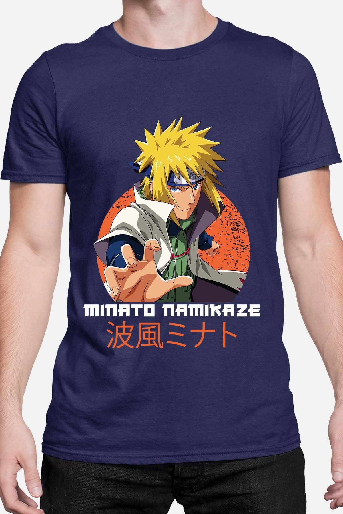 COULEUR:Marine|T-shirt Homme | model naruto Marine