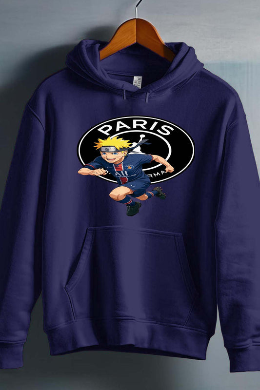 COULEUR:Marine|Sweat Capuche Homme | narut psg Marine