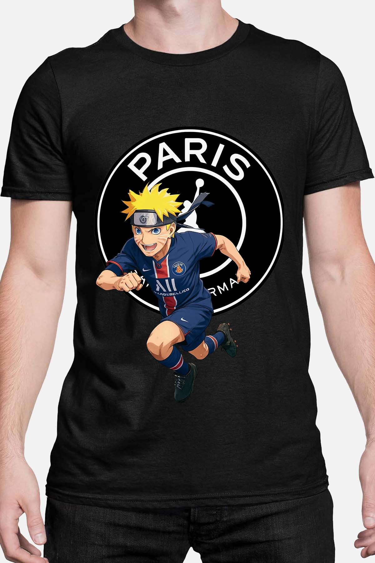COULEUR:Noir|T-shirt Homme | narut psg Noir
