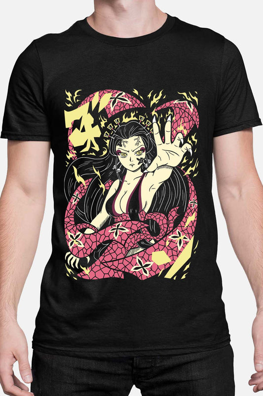 COULEUR:Noir|T-shirt Homme | nezuko demon 01A Noir