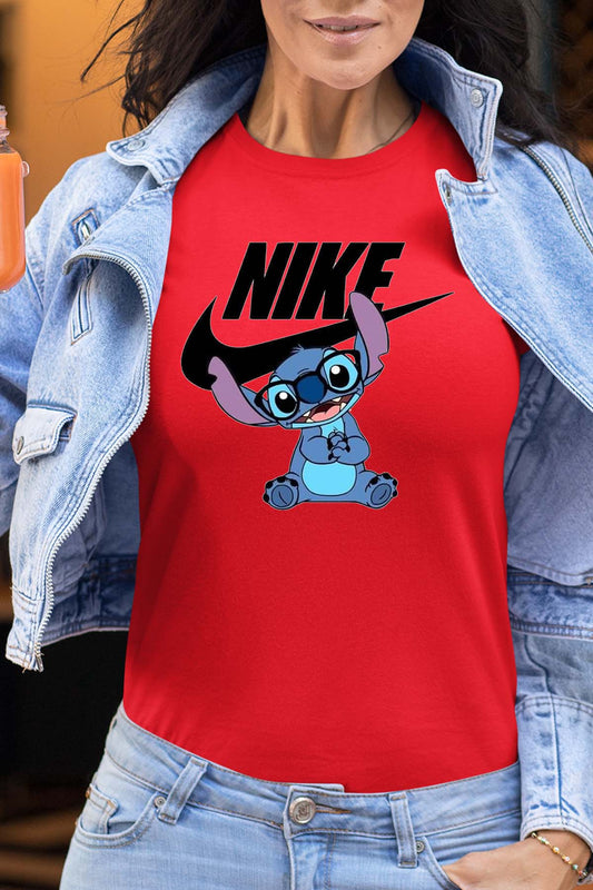 COULEUR:Rouge|T-shirt Femme | nike stich lunette Rouge