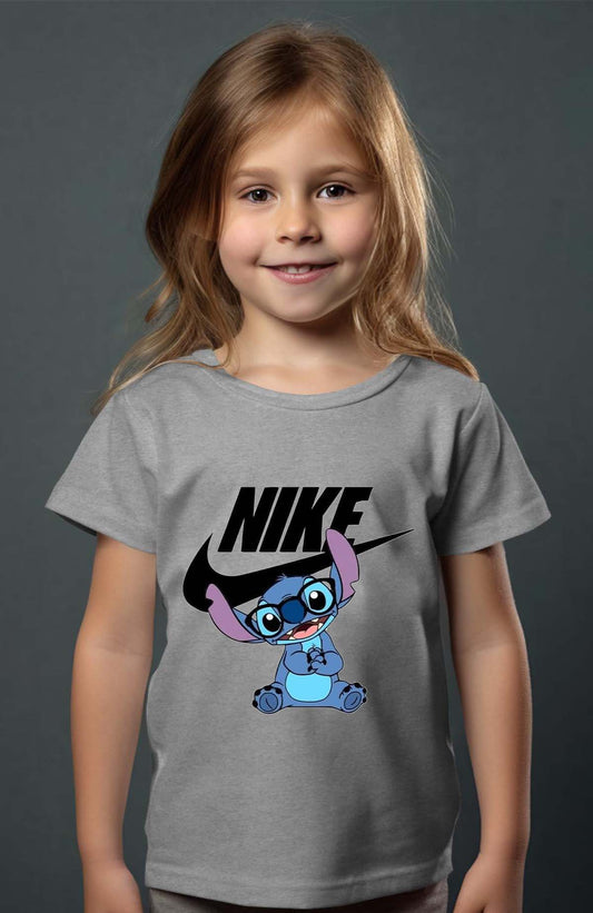 COULEUR:Gris|T-shirt Fille | nike stich lunette Gris