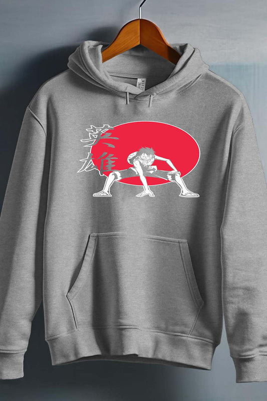 COULEUR:Gris|Sweat Capuche Garçon | one P rond Red Gris