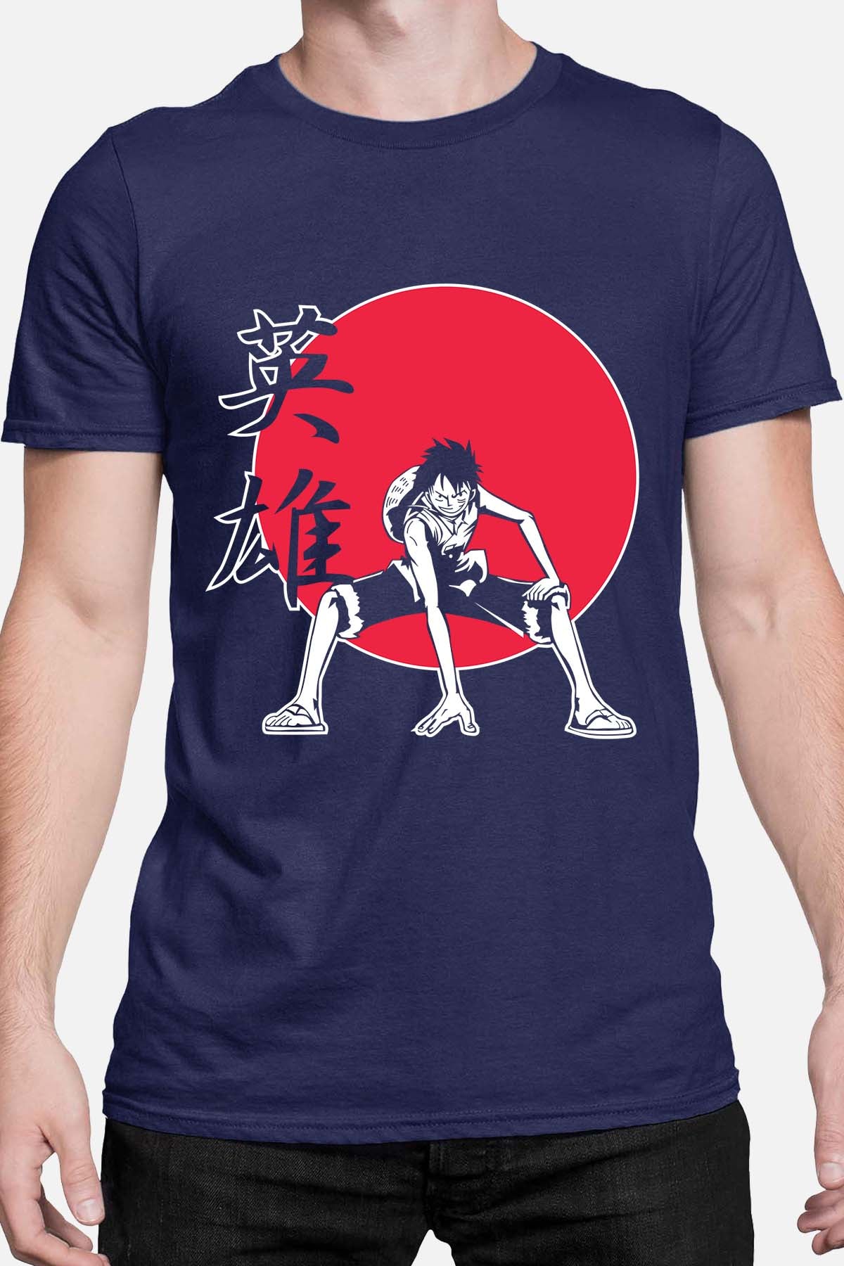 COULEUR:Marine|T-shirt Homme | one P rond Red Marine