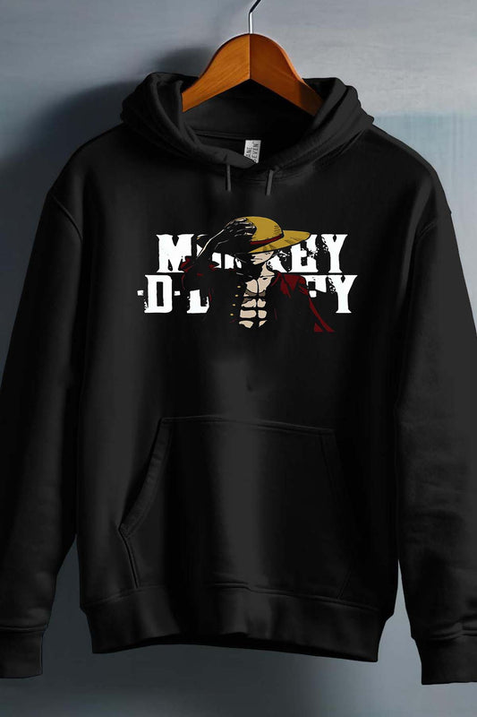 COULEUR:Noir|Sweat Capuche Garçon | one piece chapeau Noir