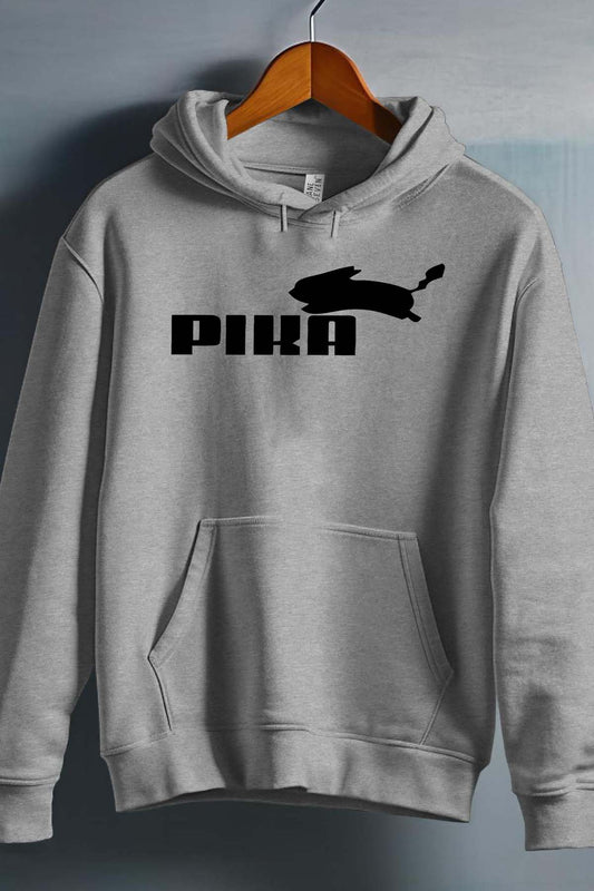 COULEUR:Gris|Sweat Capuche Fille | pika Gris