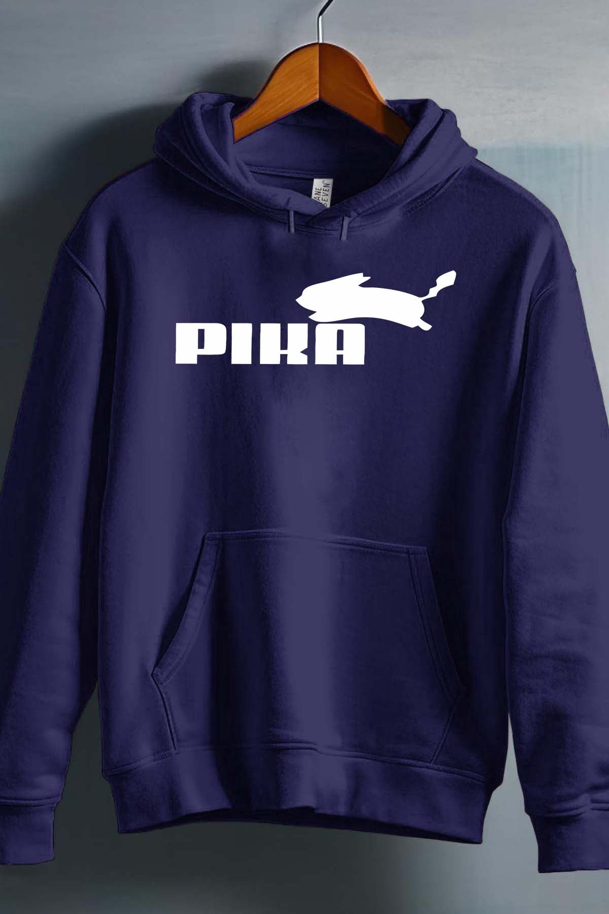 COULEUR:Marine|Sweat Capuche Garçon | pika Marine