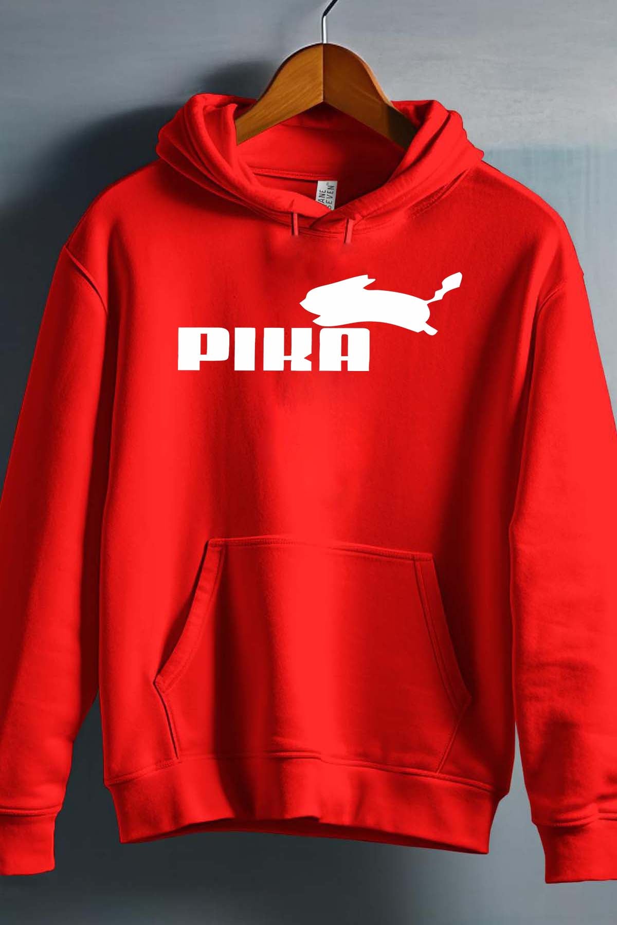 COULEUR:Rouge|Sweat Capuche Garçon | pika Rouge