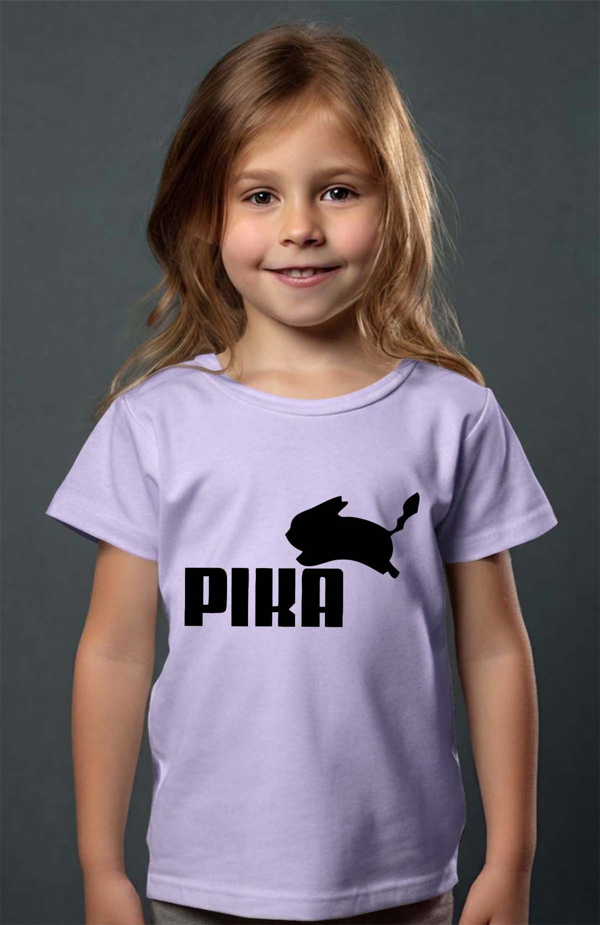 COULEUR:Violet|T-shirt Fille | pika Violet