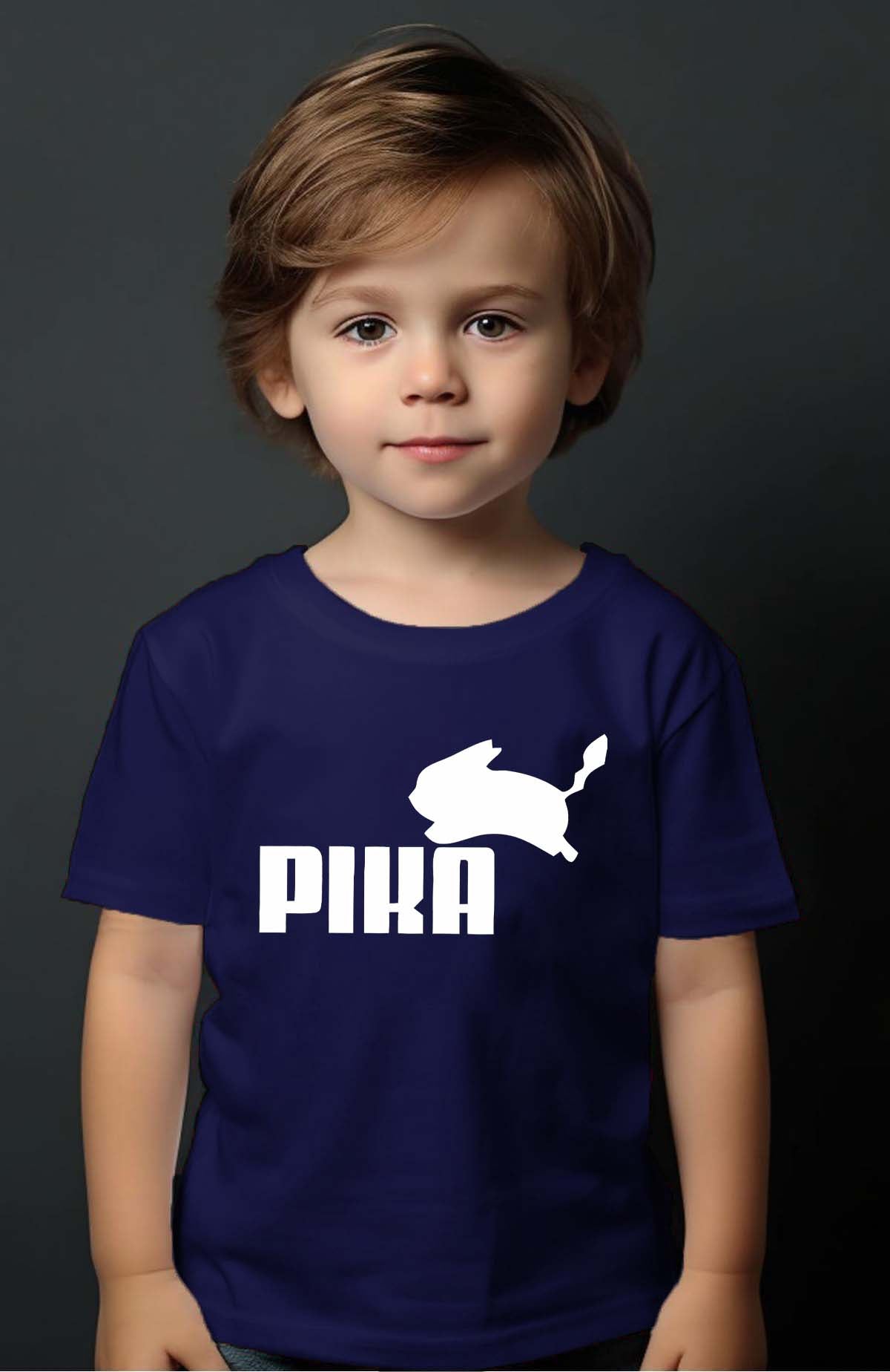COULEUR:Marine|T-shirt Garçon | pika Marine
