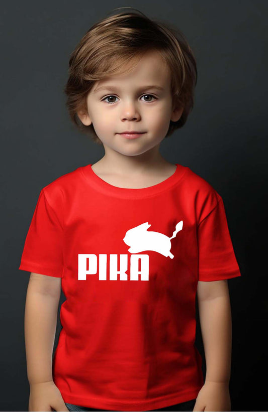COULEUR:Rouge|T-shirt Garçon | pika Rouge