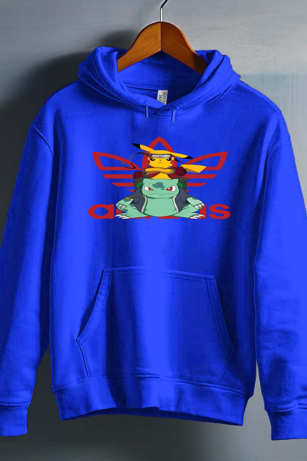 COULEUR:Bleu Roi|Sweat Capuche Garçon | pika cie Bleu Roi