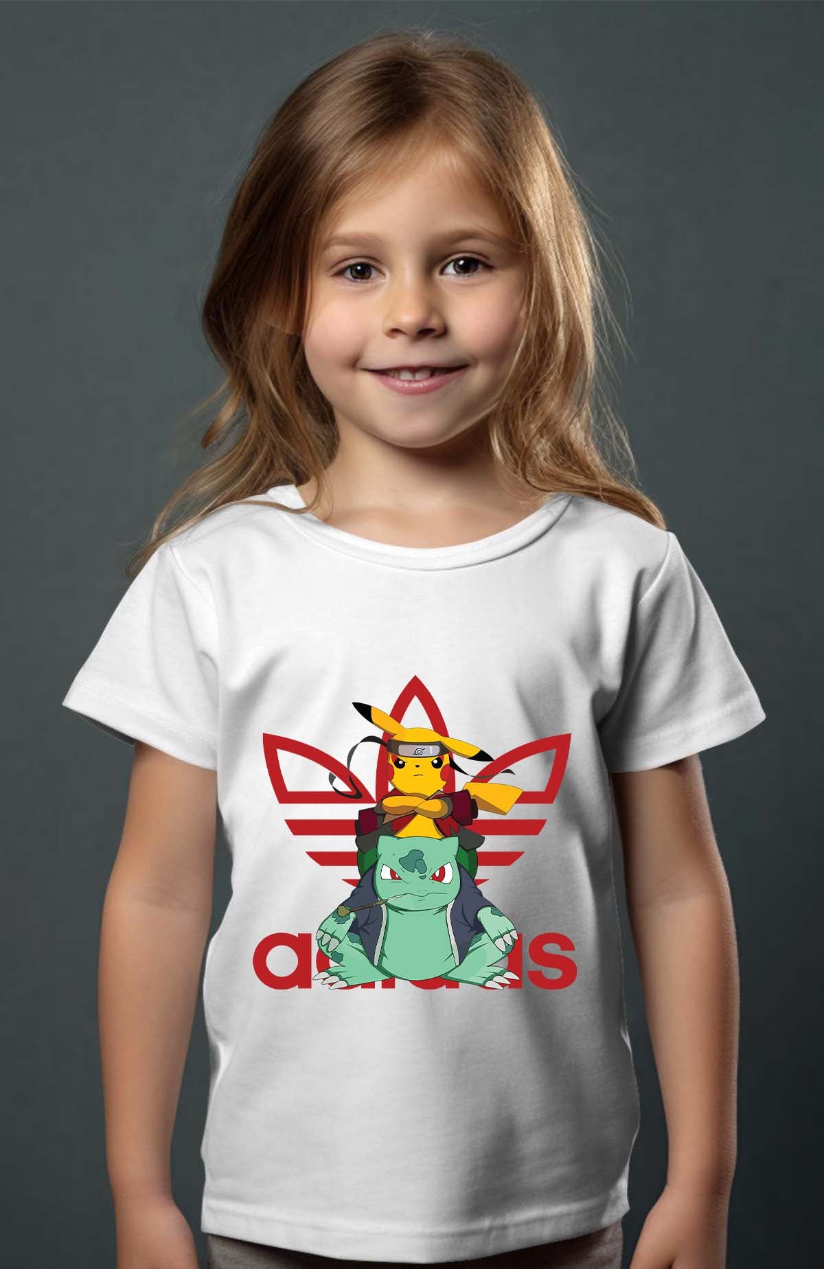 COULEUR:Blanc|T-shirt Fille | pika cie Blanc