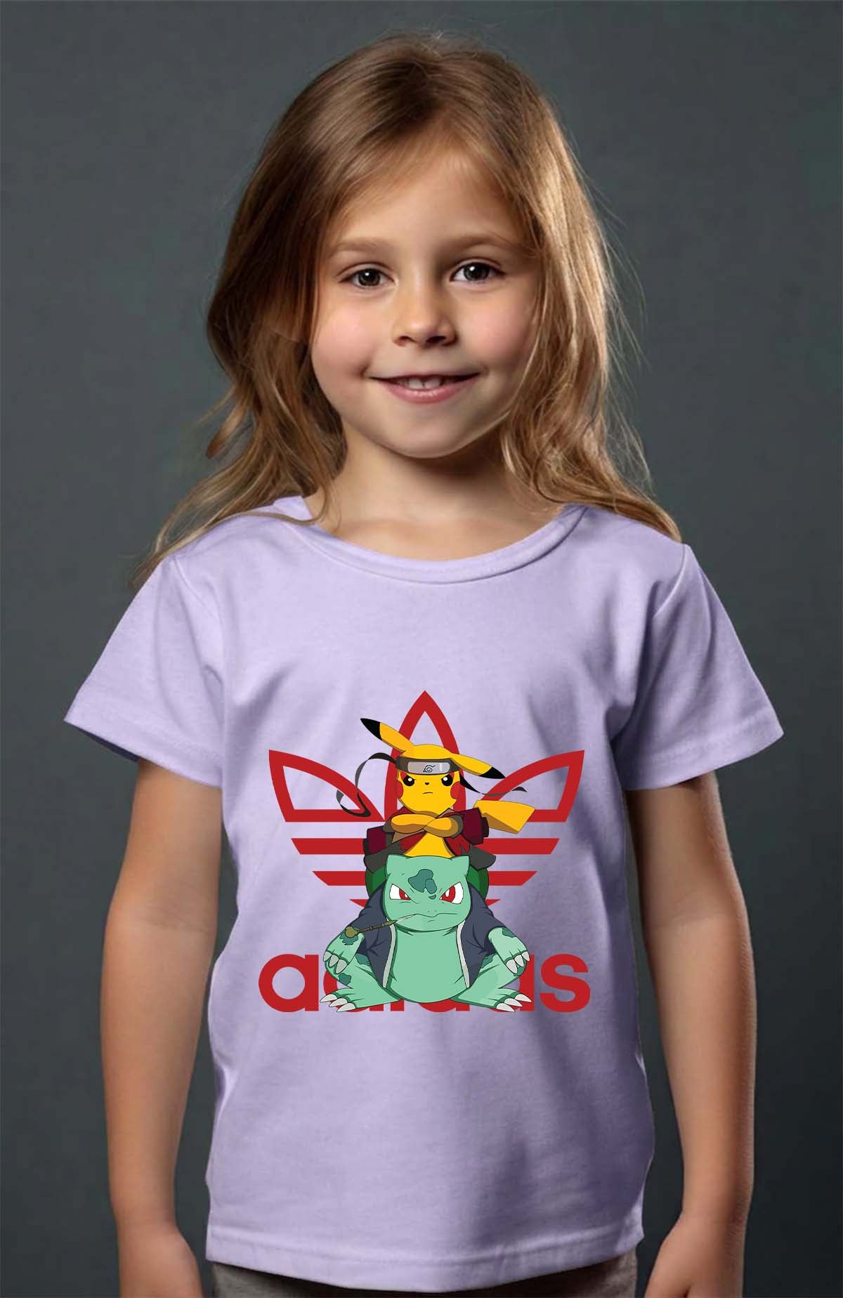 COULEUR:Violet|T-shirt Fille | pika cie Violet