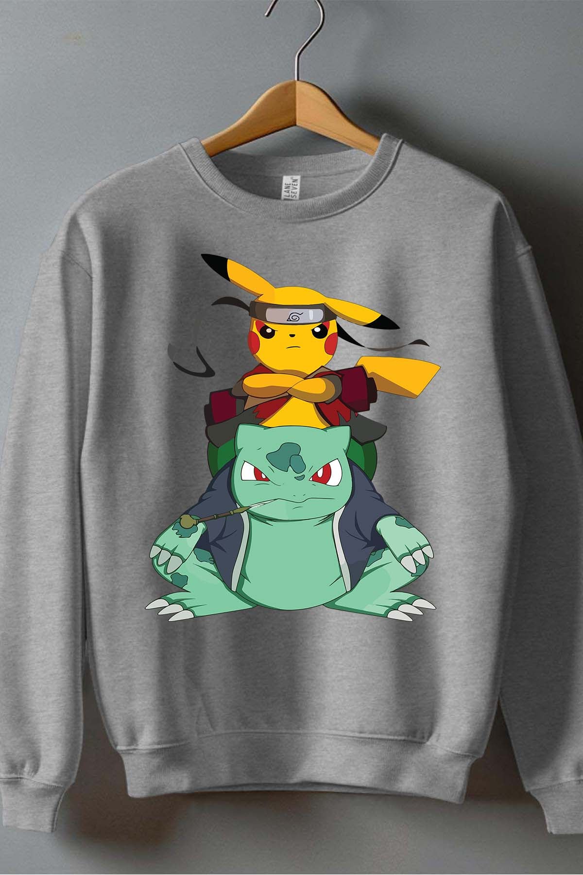 COULEUR:Gris|Sweat Col Rond Garçon | pika et compagnie Gris