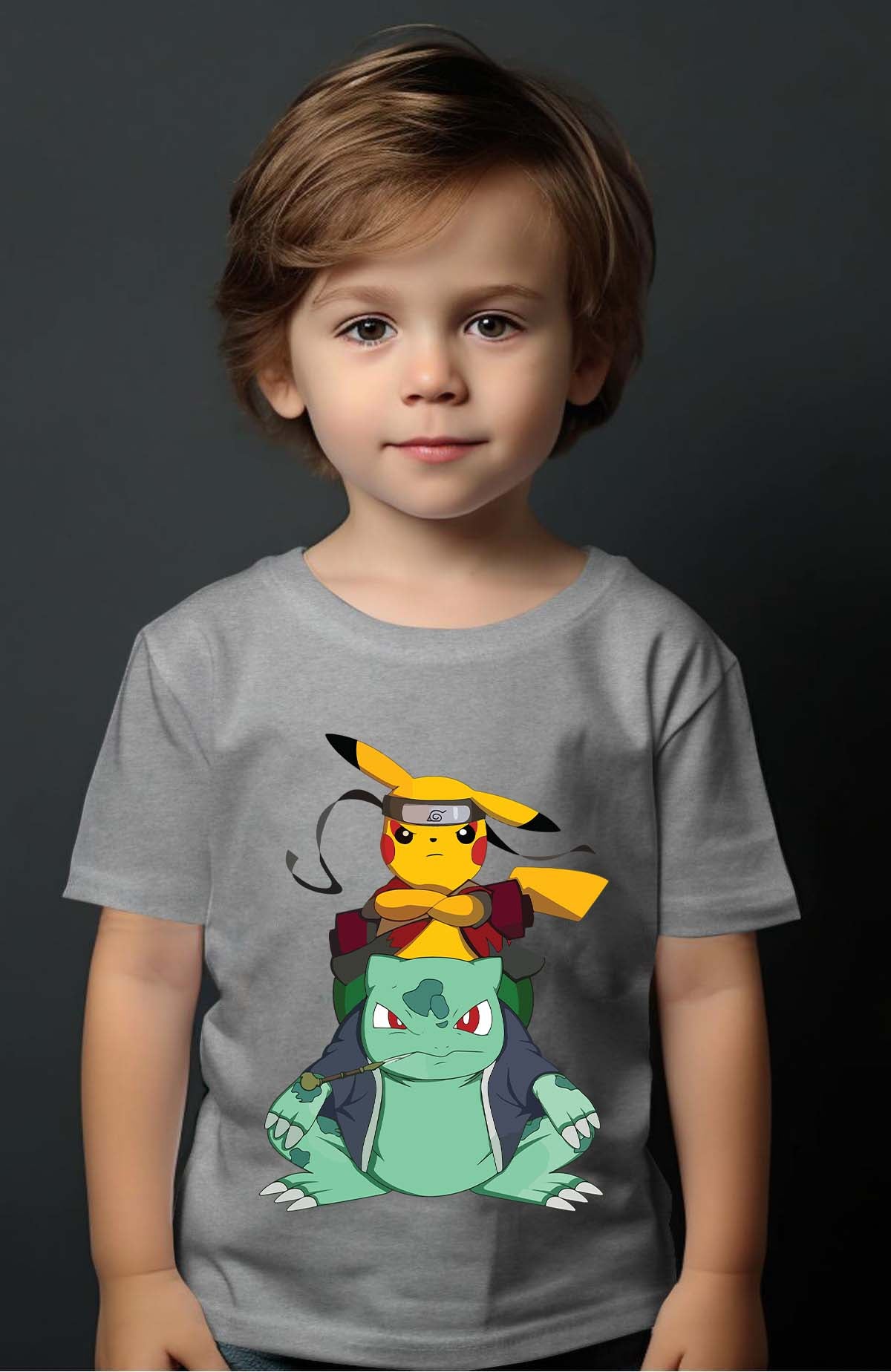 COULEUR:Gris|T-shirt Garçon | pika et compagnie Gris