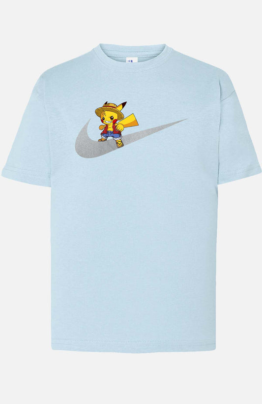 COULEUR:Bleu Ciel|T-shirt Garçon | pikaone P nike Bleu Ciel