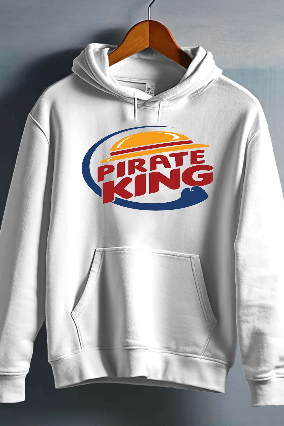 COULEUR:Blanc|Sweat Capuche Homme | pirate king Blanc