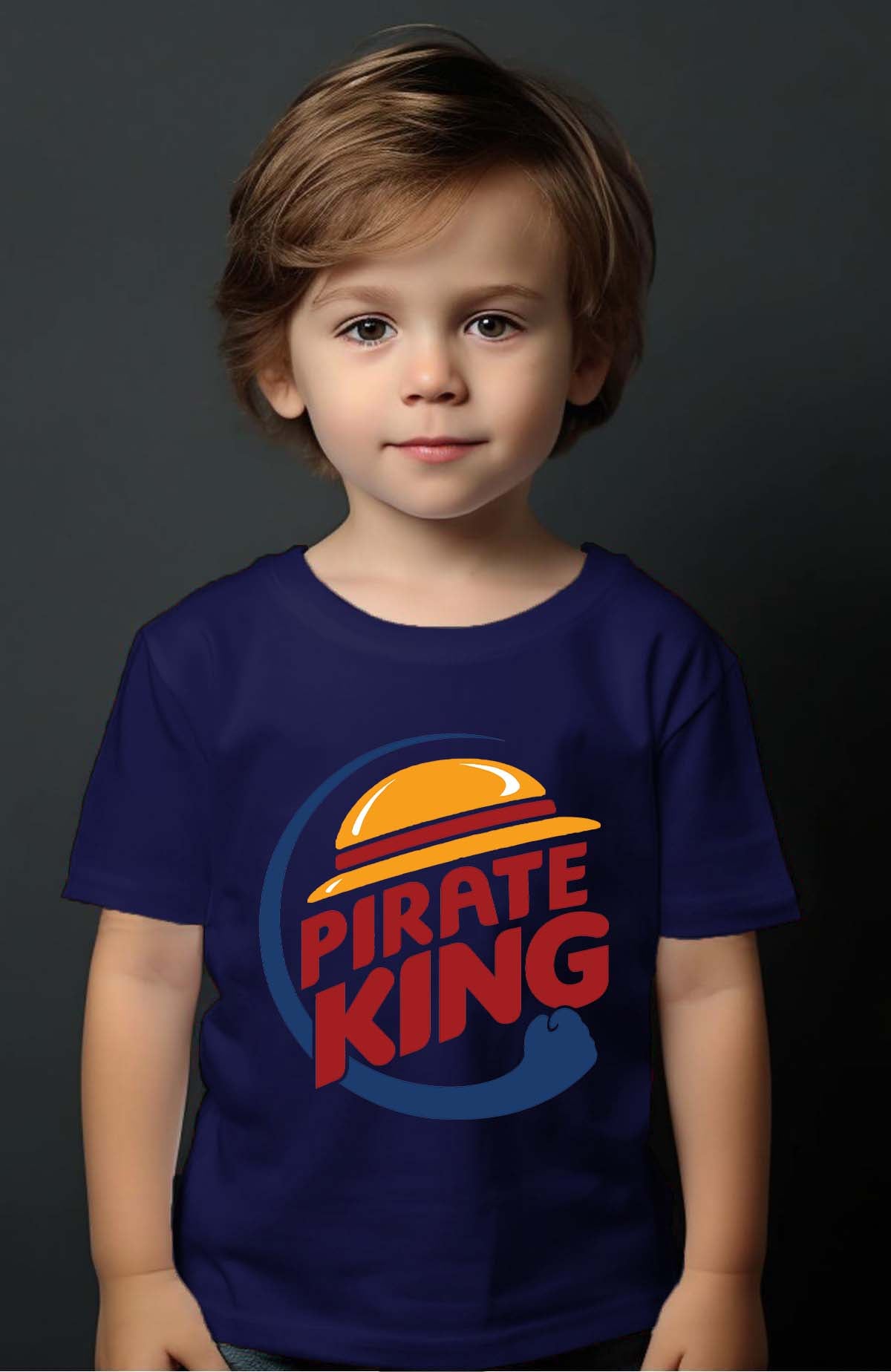 COULEUR:Marine|T-shirt Garçon | pirate king Marine