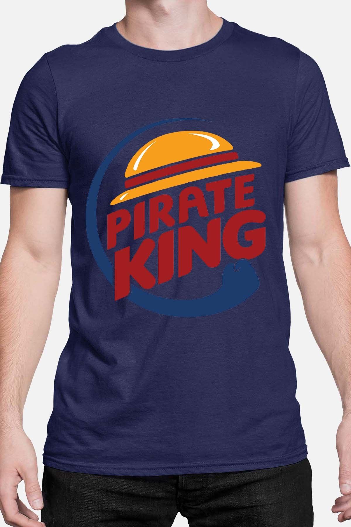 COULEUR:Marine|T-shirt Homme | pirate king Marine