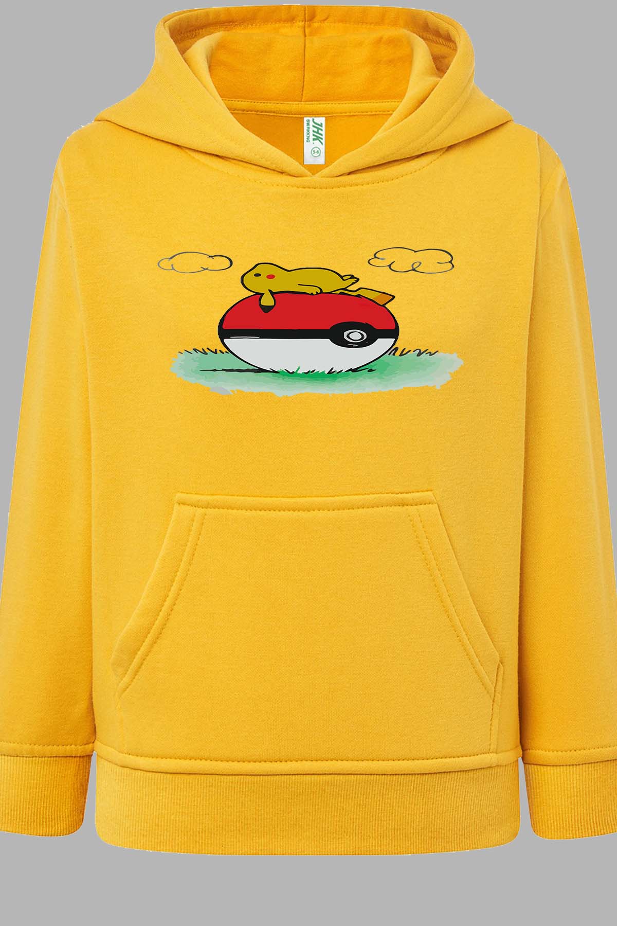 COULEUR:Jaune|Sweat Capuche Fille | pokehouse Jaune