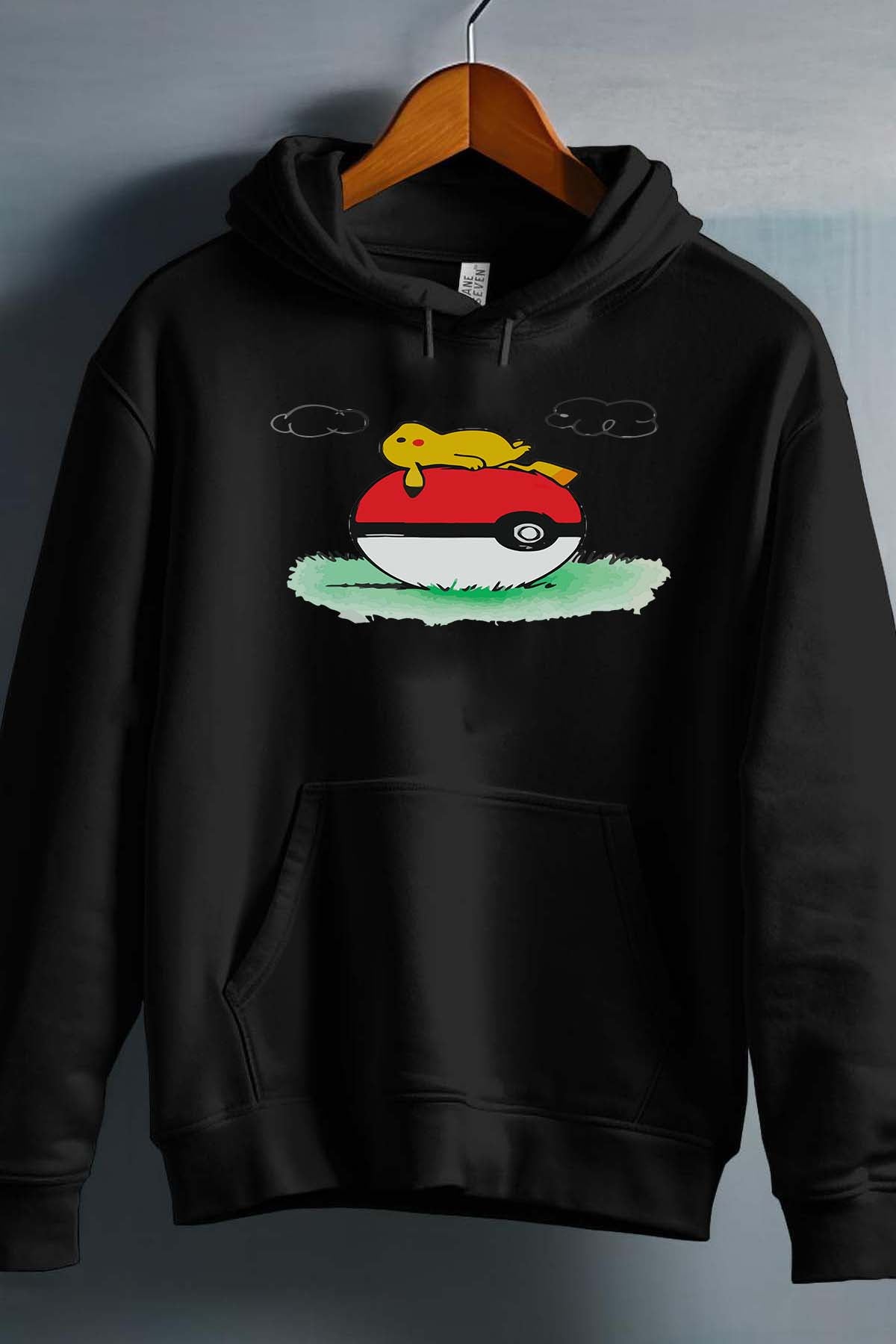 COULEUR:Noir|Sweat Capuche Fille | pokehouse Noir