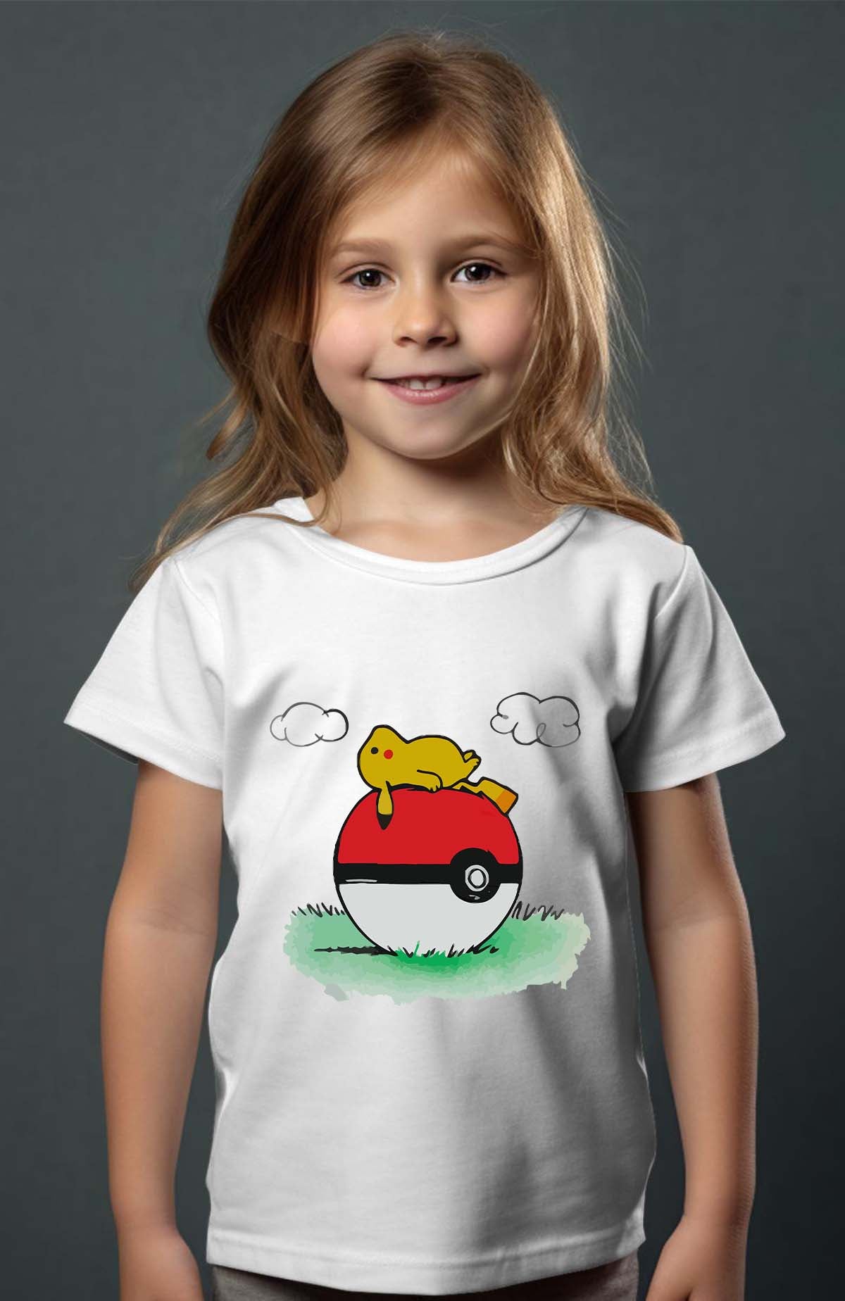 COULEUR:Blanc|T-shirt Fille | pokehouse Blanc
