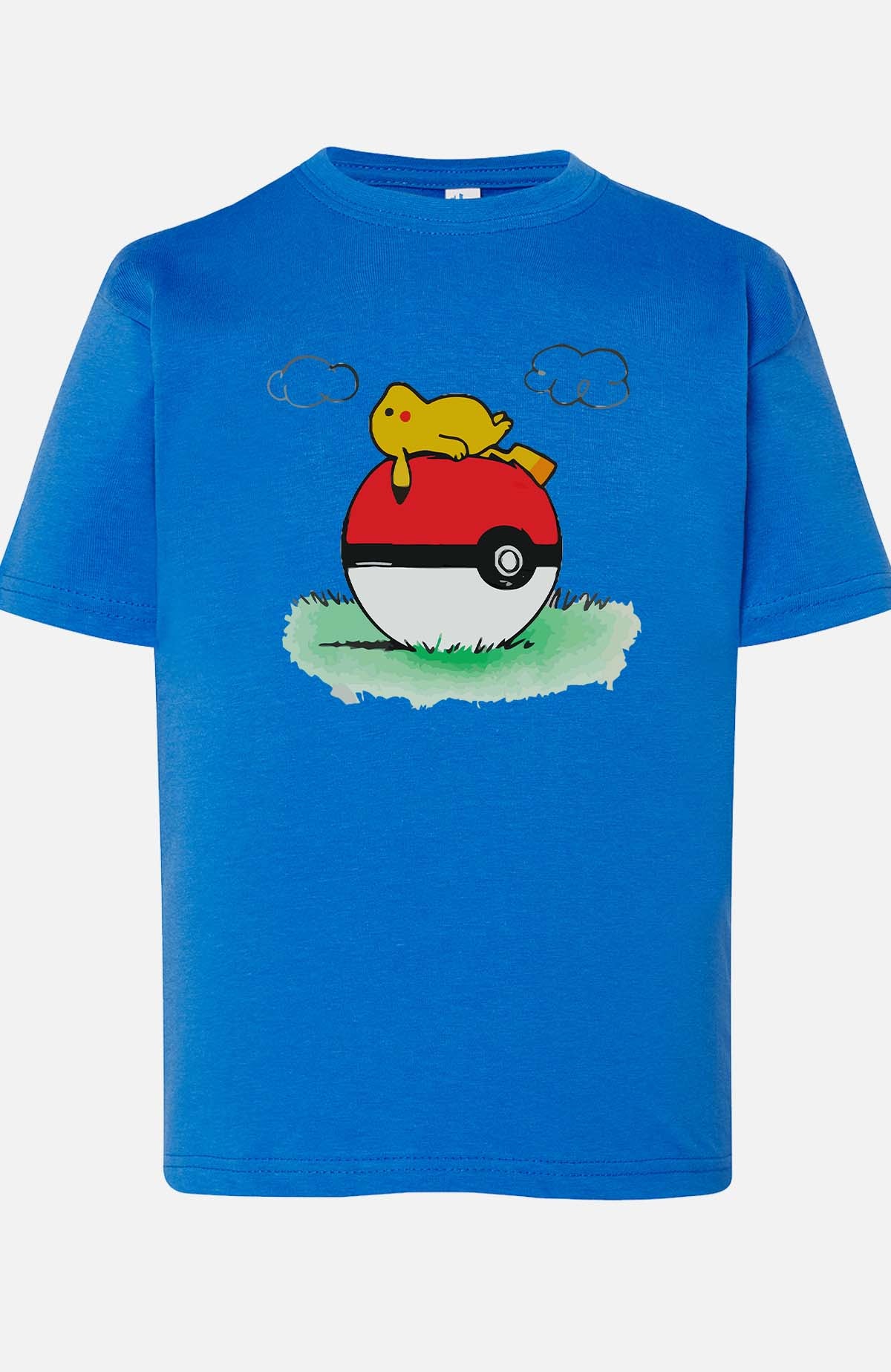COULEUR:Bleu Roi|T-shirt Garçon | pokehouse Bleu Roi