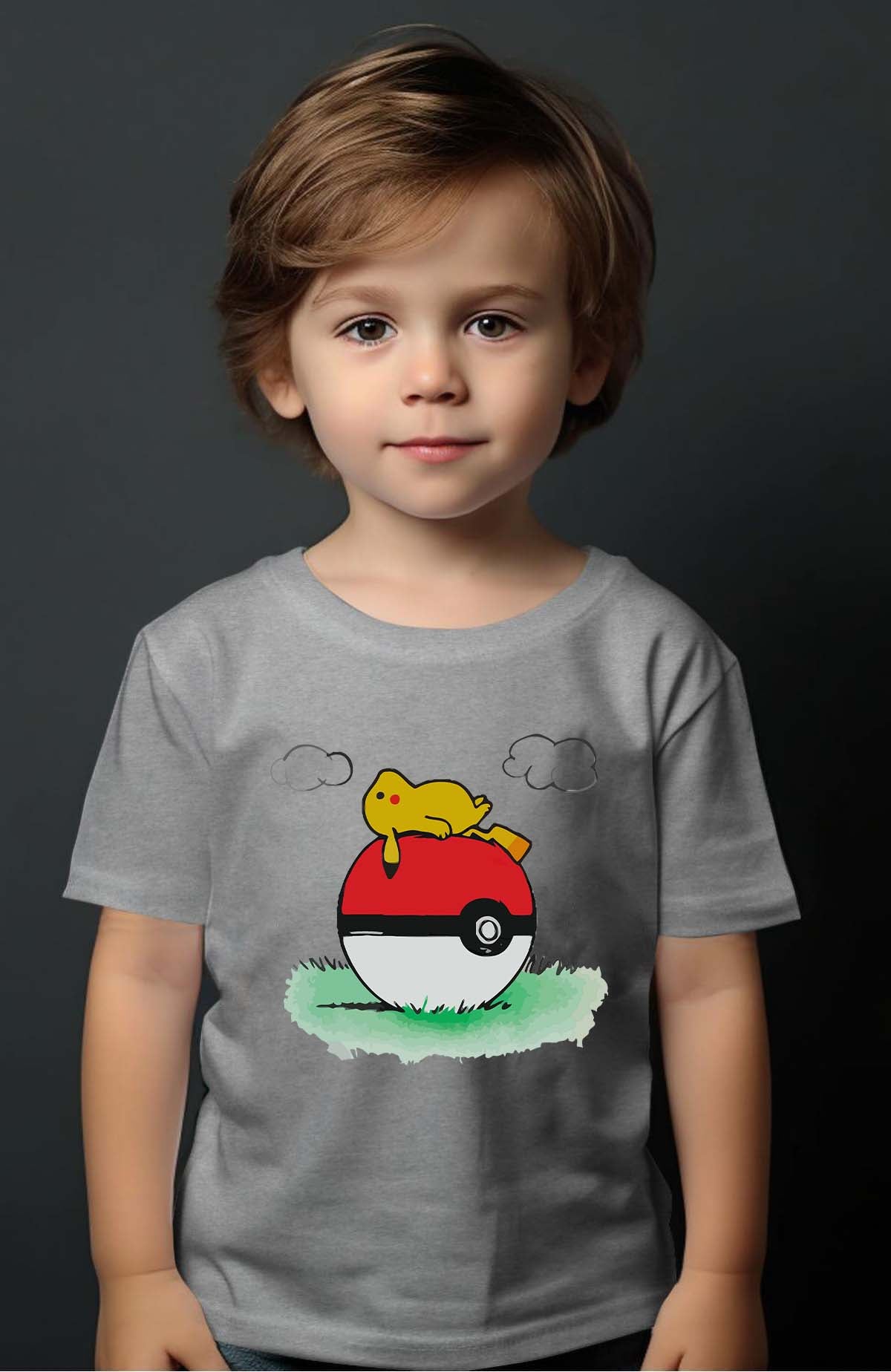 COULEUR:Gris|T-shirt Garçon | pokehouse Gris