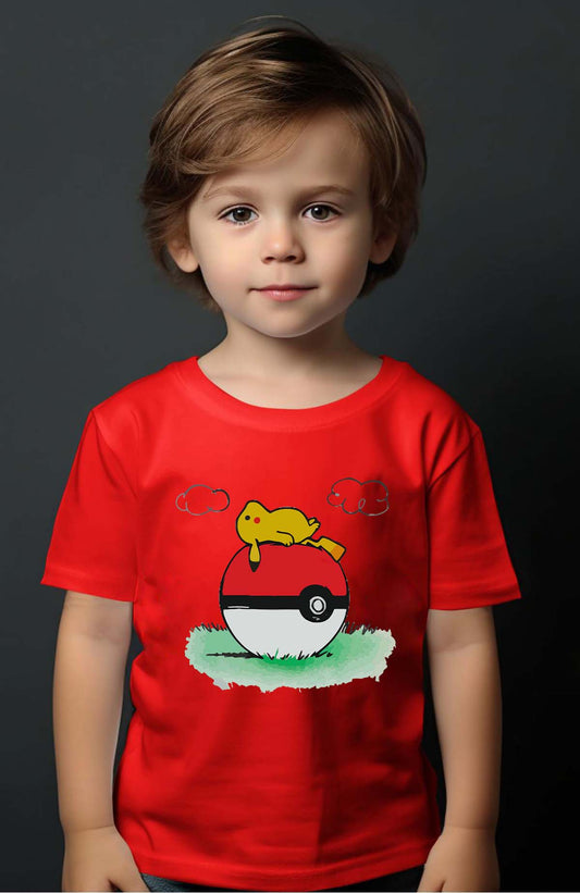 COULEUR:Rouge|T-shirt Garçon | pokehouse Rouge