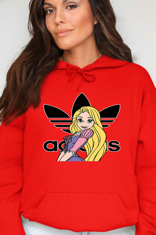 COULEUR:Rouge|Sweat Capuche Femme | raiponse adidas Rouge