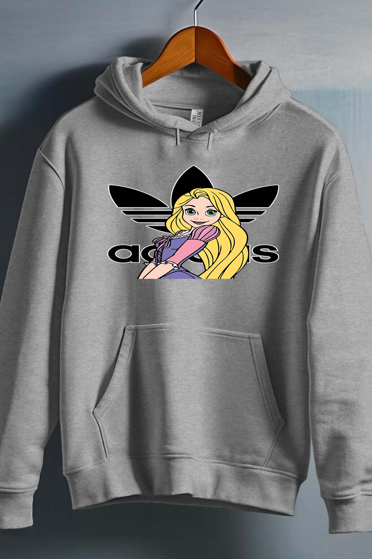 COULEUR:Gris|Sweat Capuche Fille | raiponse adidas Gris