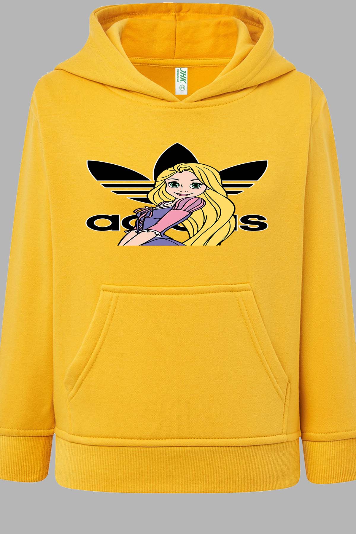 COULEUR:Jaune|Sweat Capuche Fille | raiponse adidas Jaune