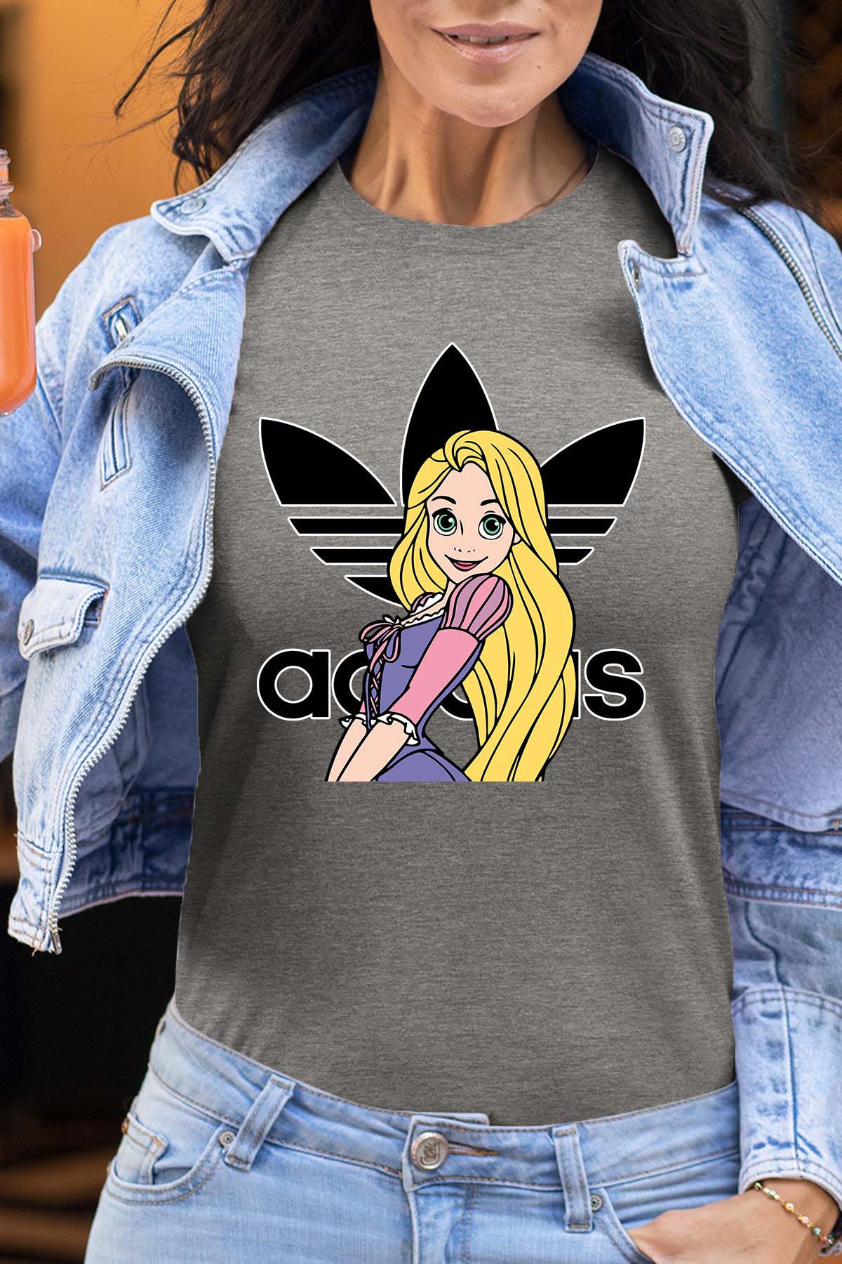 COULEUR:Gris|T-shirt Femme | raiponse adidas Gris