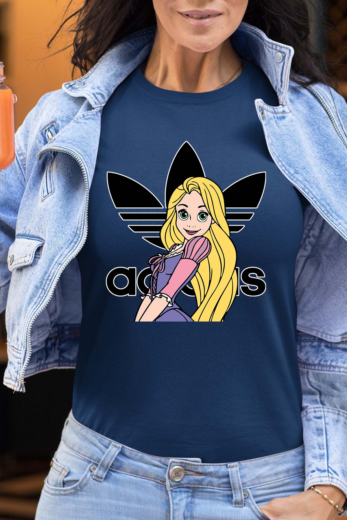 COULEUR:Marine|T-shirt Femme | raiponse adidas Marine