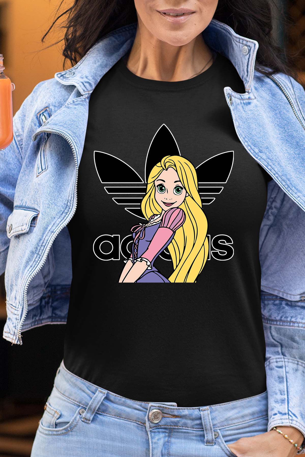 COULEUR:Noir|T-shirt Femme | raiponse adidas Noir