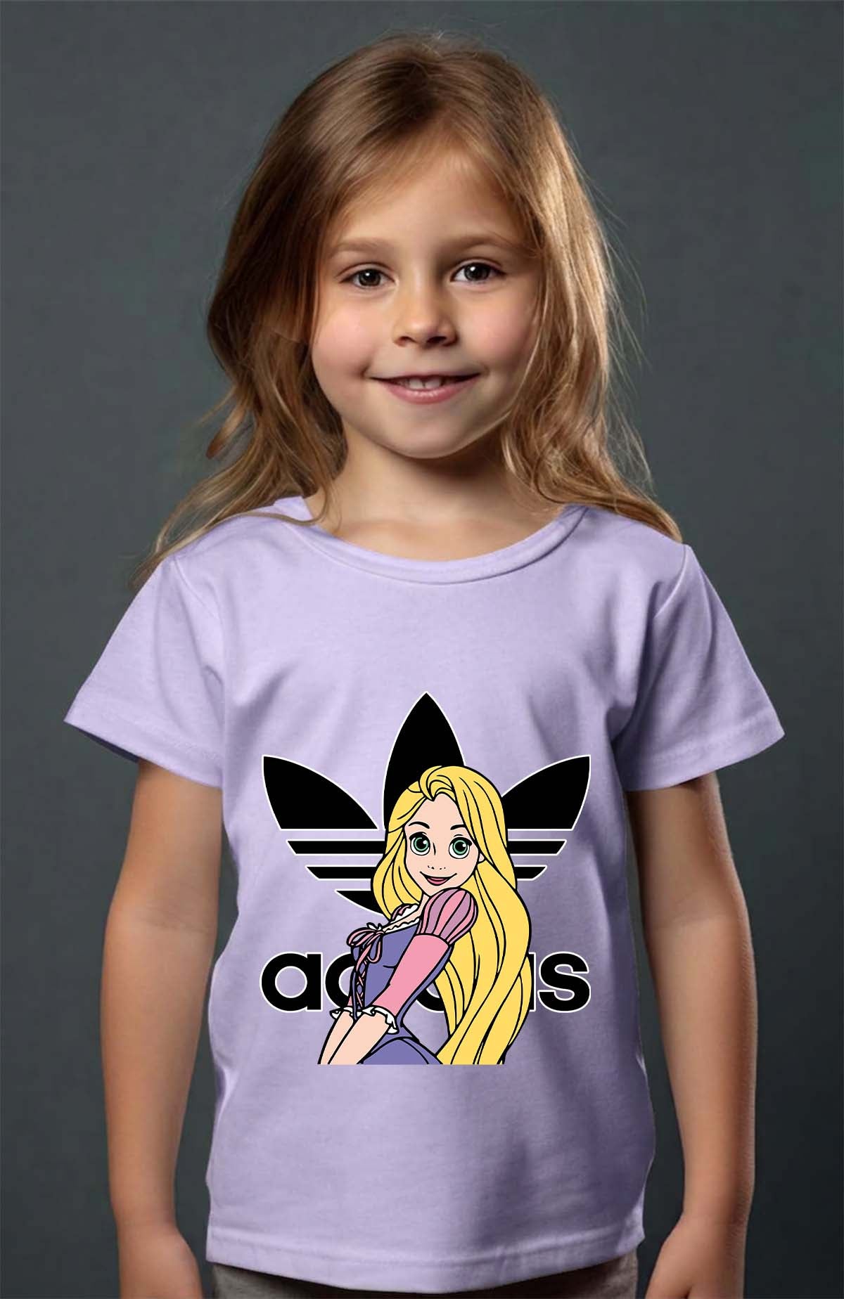 COULEUR:Violet|T-shirt Fille | raiponse adidas Violet