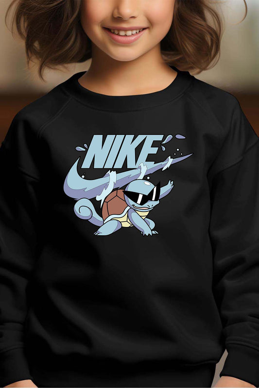 COULEUR:Noir|Sweat Col Rond Fille | scarattack Noir
