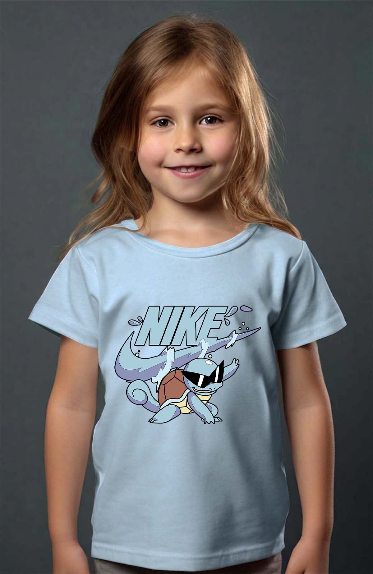 COULEUR:Bleu Ciel|T-shirt Fille | scarattack Bleu Ciel