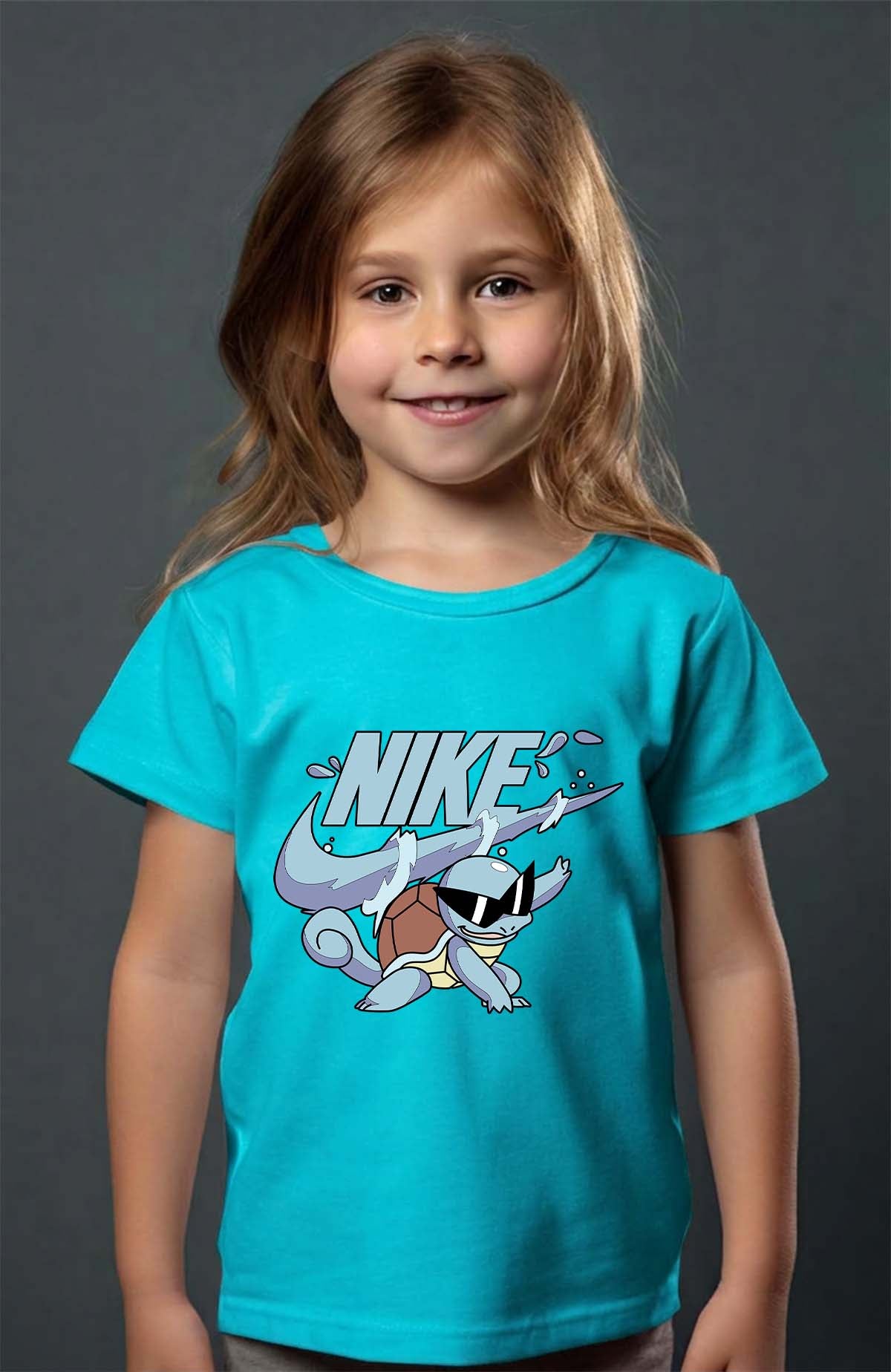 COULEUR:Turquoise|T-shirt Fille | scarattack Turquoise